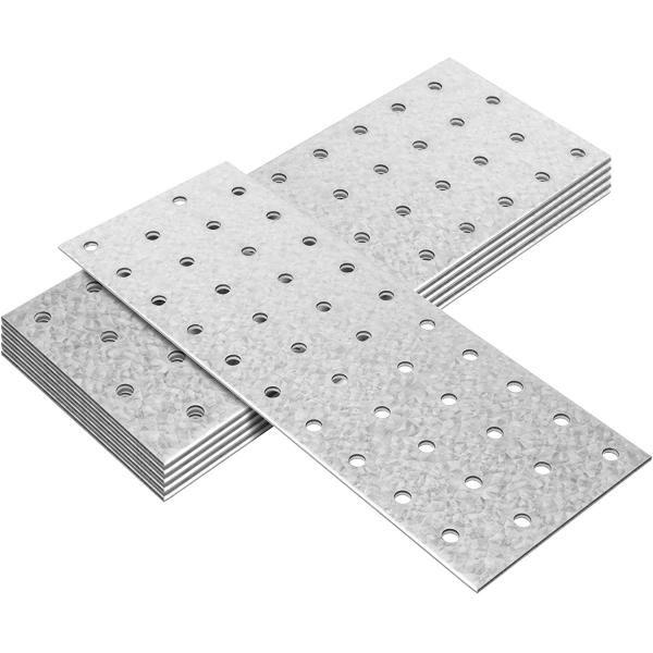 Truss Nail Plate,Truss Plates 4x6 Inch, Pronged Truss Mending Plate with Nail Teeth, Mending Plates for Wood Roofing