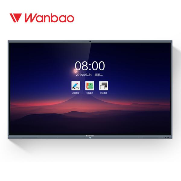 86 monitor infravermelho interativo liso do tela táctil do painel de exposição 4K da polegada UHD
