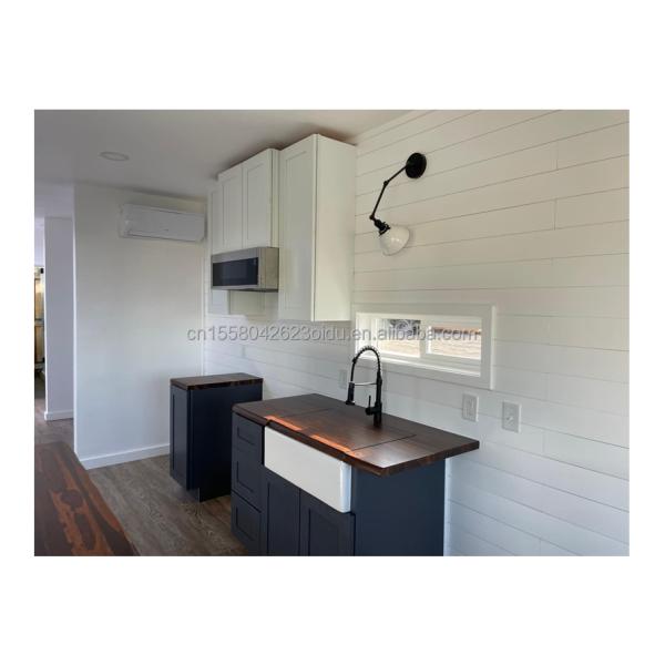 Jardines de aleación de aluminio 20ft40ft 2 dormitorio Contenedor Puerta de vidrio Prefabricado Contenedor de vida Casa de hogar Estudio para estudio