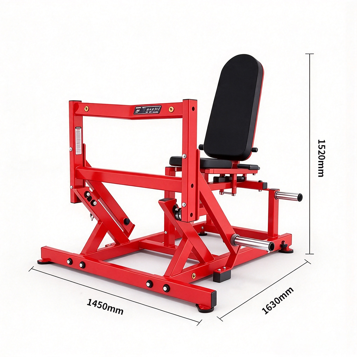 Super Horizontal Calf Raise Machine Steel Strength Equipment for Calf Training in Commercial Gyms
