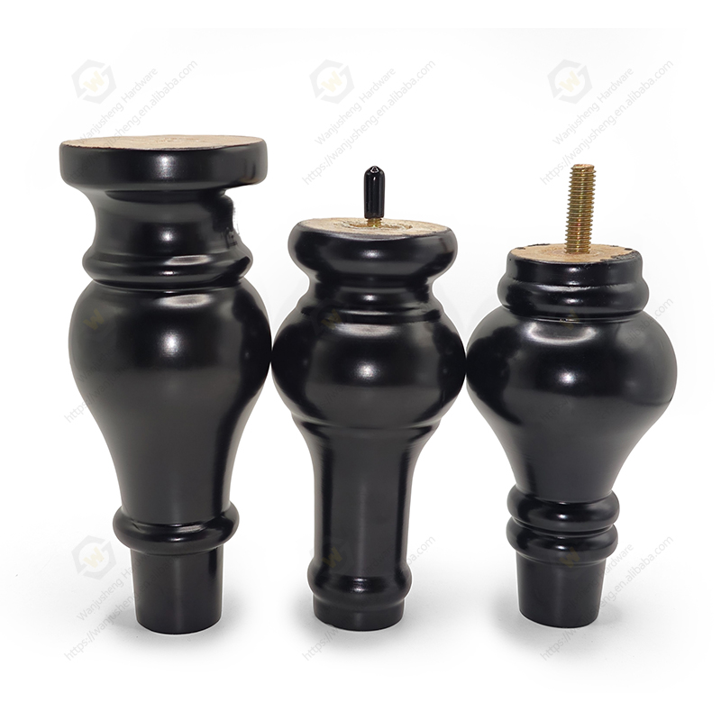 High-quality Gourd-shaped Cabinet Legs for Furniture Sofa Support Legs and Wooden  Sofa Legs for Furniture Accessories