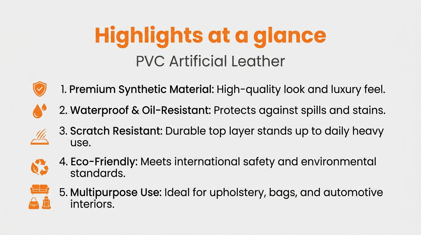 Embossed Pattern PVC Leather Fabric with Customizable Hand Feeling and 100% Polyester Velvet Backing for Upholstery