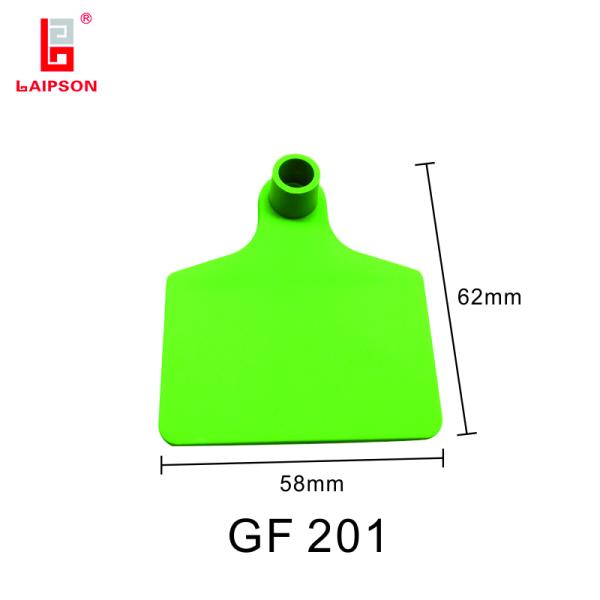 62mm Medium Tpu Government Use Cow Cattle Ear Tag For Livestock