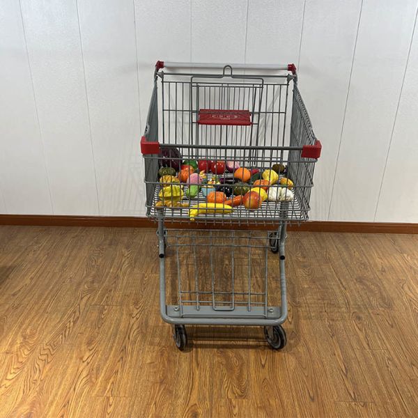 300L Large Capacity Supermarket Supermarket Trolleys American style Supermarket Shopping Trolley
