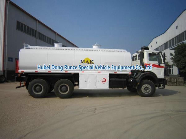Beiben Offroad Petrol  Liquid Tank Truck 20000L with Left Hand / Right Hand Drive