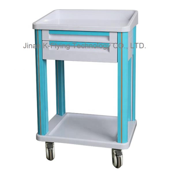 Hospital Thickened Bottom Icu Emergency Trolley 62*48*99cm