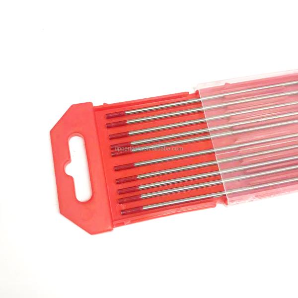 Rodas de soldadura punta roja 2.4mm*175mm TIG Accesorios de soldadura para la corriente de soldadura 40-230A