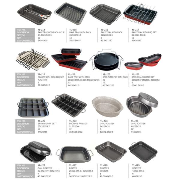 Eco freindly 0.4mm Carbon Steel Non Stick Cake Pan / Square Deep Baking Pan