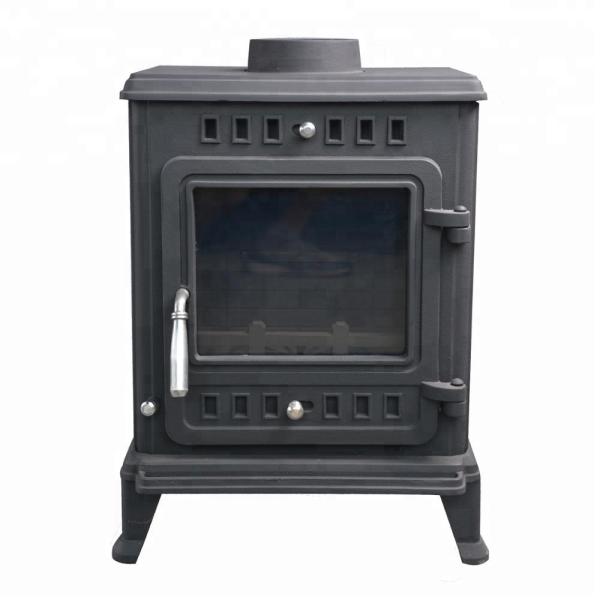 Outdoor Chimney Cast Iron Wood Burning Fireplace European / American Style