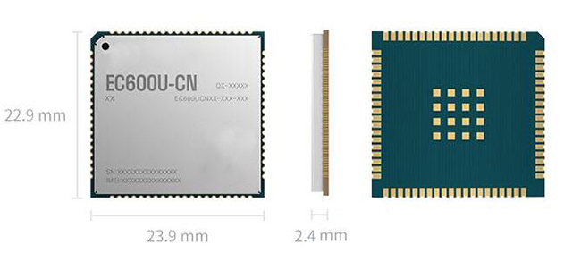 Модуль связи 10 Mbps модуля EC600UCNLB-N05-SNNSA кота 1 LTE беспроводной