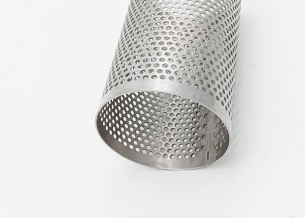 Sus 304 3mm Hole Perforated Round Steel Tubing For Water Filter