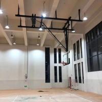 O teto não elétrico de alumínio da aro de basquetebol montou