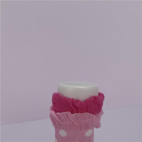Soft and Durable Ruffle Socks for Infant Baby Girl in Princess Shoe Shape 12-24M Size