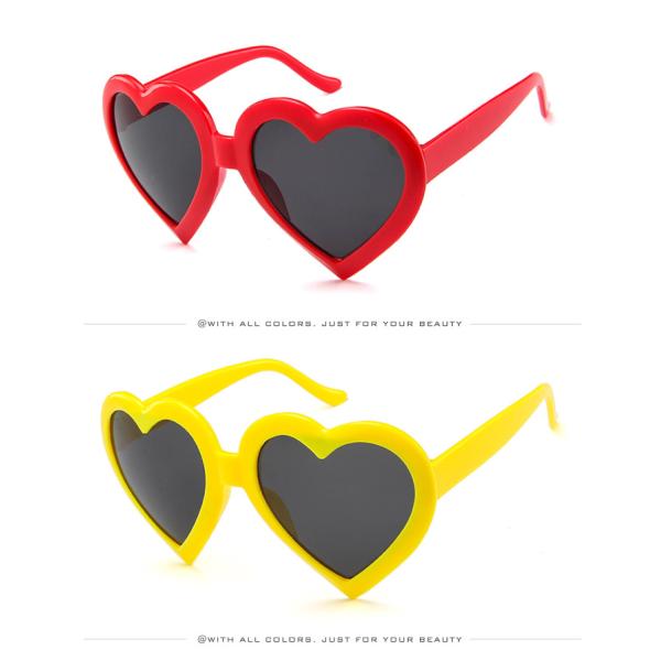 Women UV400 BSCI Love Heart Shaped Sunglasses Cat Eye Mod Vintage Style
