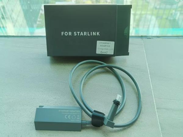 Starlink V2 Ethernet Adapter commercial Starlink Support Internet par satellite Génération 2 Adapteur wifi Pour le kit starlink v 2 pièces SPX