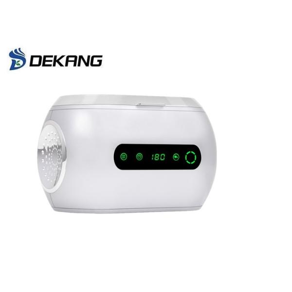 White 6L Household Ultrasonic Cleaner , Mini Plastic Cleaning Machine CE Passed