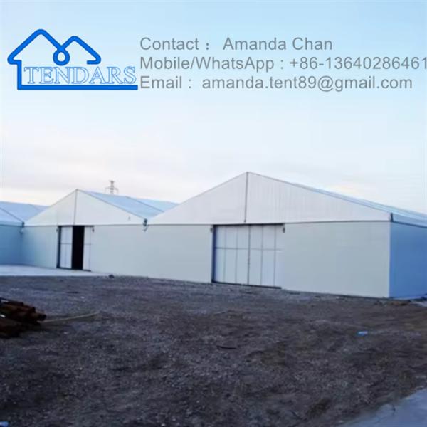 Large Capacity Heavy Duty Alluminum Alloy Warehouse Waterproof Tent For Storage for sale