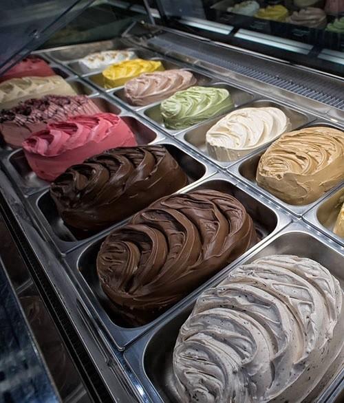 280L Automatic Defrosting Ice Cream Showcase Freezer -24℃ For Supermarket，1200mm Length