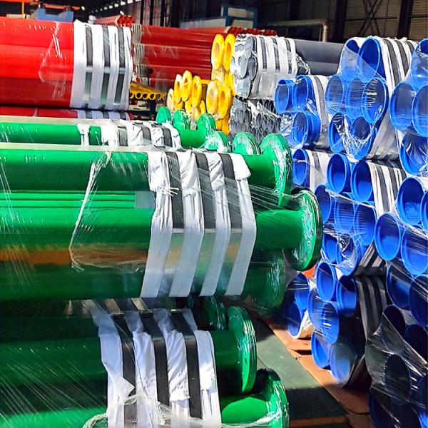 Customizable Anti-Corrosion Pipe Gas Pipeline Coated Anticorrosive Plastic Coated Steel Pipe Transporting Water/Oil/Gas