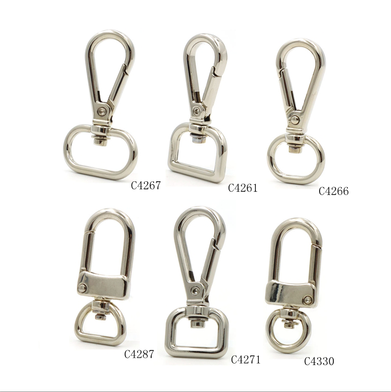 Gold Nickel 19mm Small Snap Hook For Bag Durable Bag Accessory Hook