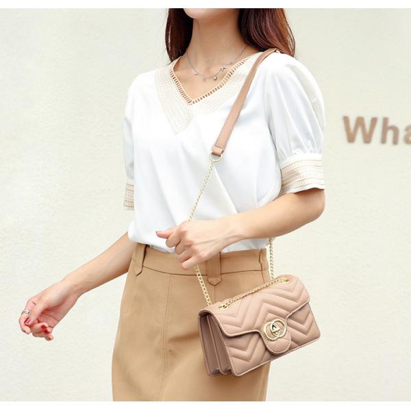 Lock Buckle Women Chain Bag Temperament Square Single Crossbody Shoulder Handbag