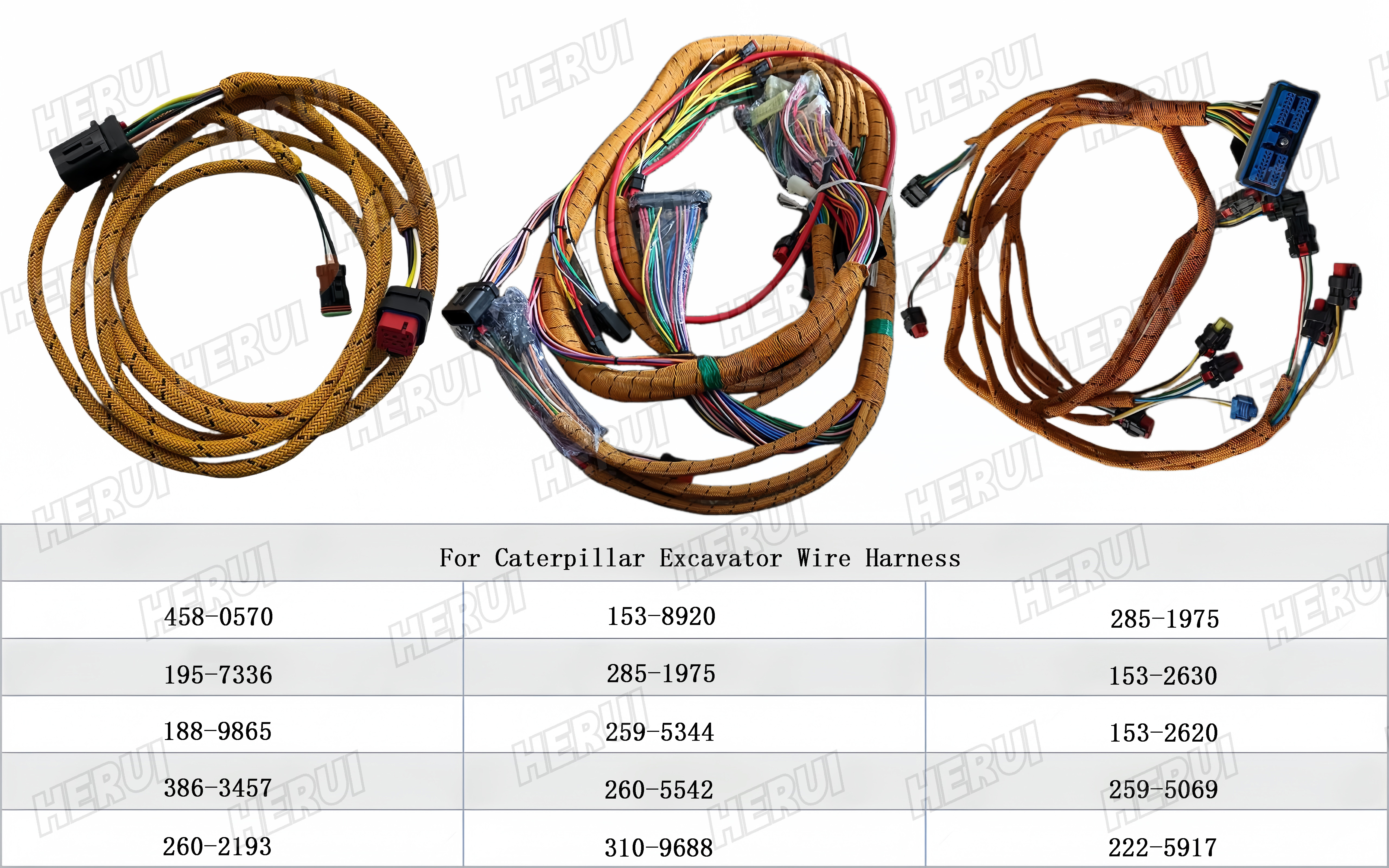 C6.6 Injector Wiring Harness Adapter Plug 285-1975 2851975 for  E320D E323D Excavator Parts