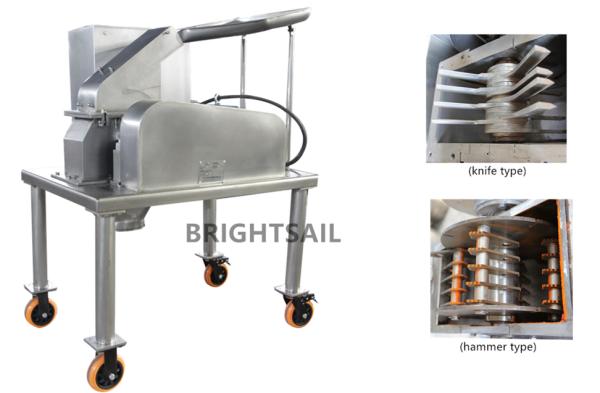 Machine de broyage de poudre d'herbes de BSF moulin à gaz pharmaceutique moulin à marteaux d'herbes chinoises de Brightsail