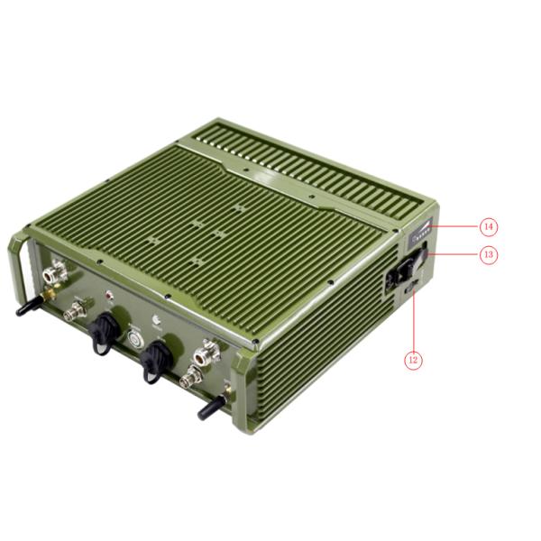 Шифрование GPS/BD WIFI IP66 наивысшей мощности AES256 изрезанного радио СЕТКИ IP & 4G-LTE базовой станции 40dBm