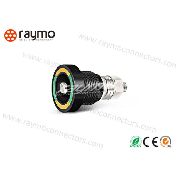 Nickel Plated Waterproof Power Connector , Medical Grade Connectors POM Insulator
