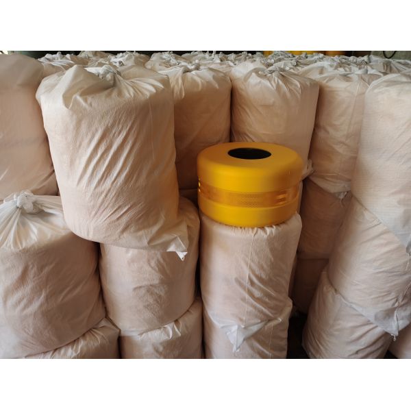 Thailand Project Highway Guardrail Roller Anti-Collision Safety System crash Reflective Rolling Barrier for Vehicle Redirection