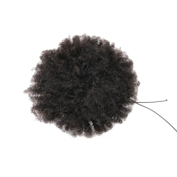 Kinky Curly Brazilian Drawstring Ponytail Hair Extensions with Elastic String Wrap Around