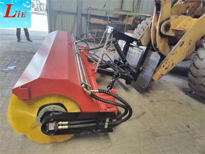 wheel loader angle Broom wheel loader snow sweeper road sweeper for wheel loader Manufacturer in China