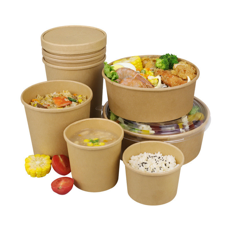 Tableware Sample 7 Days Customized Eco Friendly Takeout Snack or Salad Paper Bowl