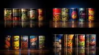Impression personnalisée Auto-étiquetage Boîtes d'étain vides en 3 pièces avec couvercle de couverture contenant en métal Boîtes pour graines Noix arachides Emballage alimentaire