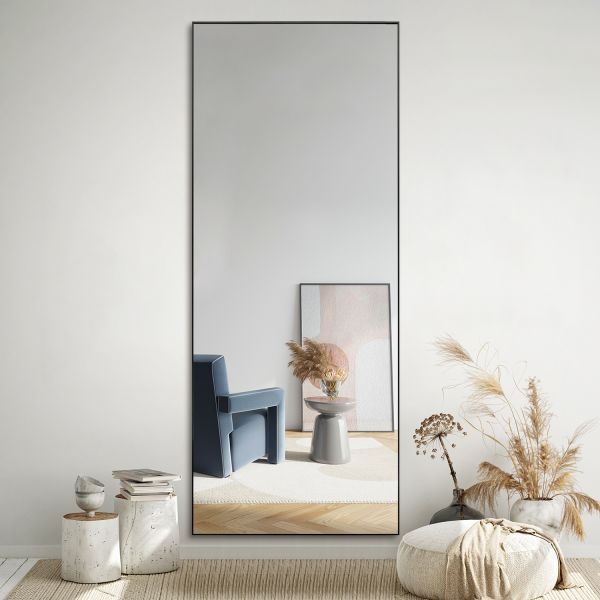 4mm Aluminum Frame Full Length Dressing Mirror Without Light Slim Bezel