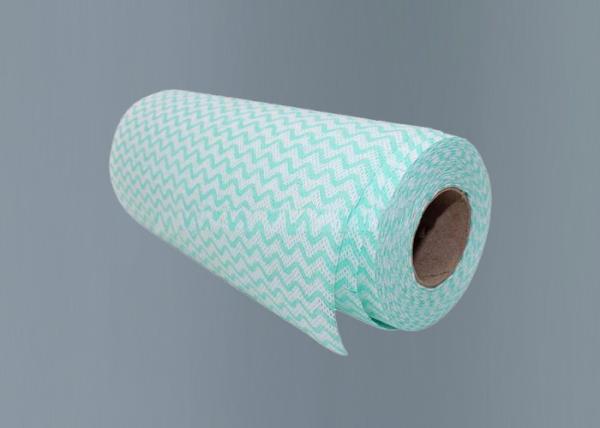 Viscose 25x25cm  Kitchen Wet Wipes Square Shape Multicolor Thickened Design