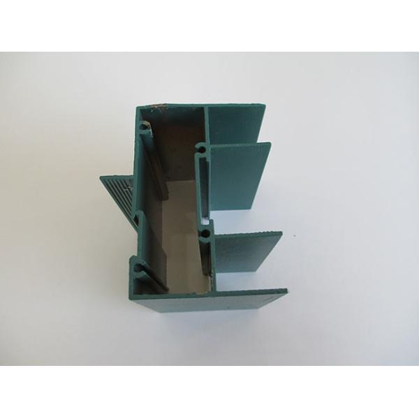 Green Powder Coating Aluminum Extrusion Profiles T5 State For Furniture
