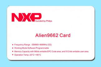 UHF AZ-9662 inlay card, Alien H3 long-distance UHF card, Road toll ETC card, UHF 6C card, ISO1800-6C white card