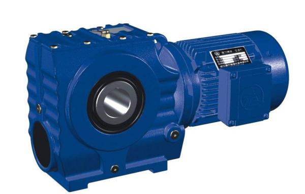 Foot Mounted Blue Silver Black Bevel Gear Reducer For Industrial