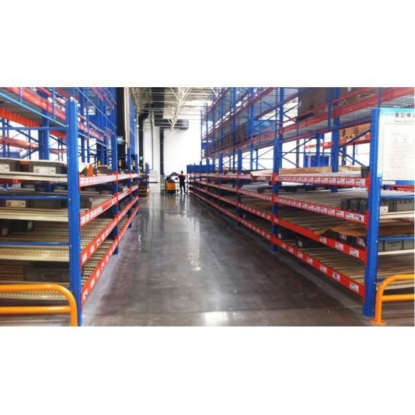 A24: Carton Flow Racking  Gravity Roller Racking roller conveyor racks With Aluminum Alloy Roller