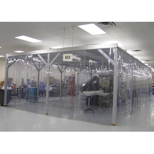 Будочка чистой комнаты Софтвалл портативной машинки класса 1000 для индустрии напитка еды