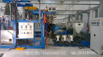 Pillar Type Double Lifting PVC Shrink Film Blowing Machine 15KW Driving Motor