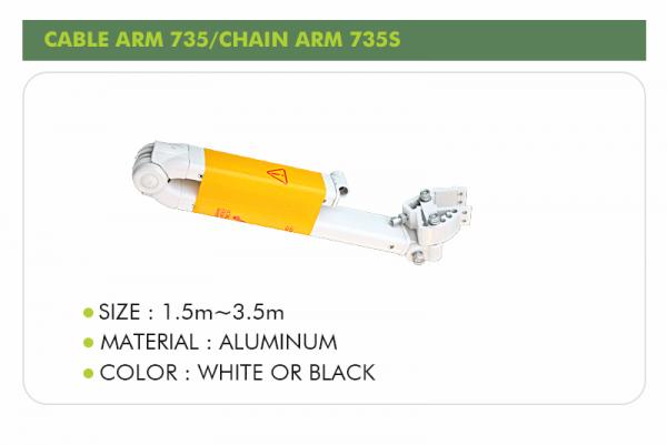 Алюминиевые retractable оружия для тентов, conponents тента, аксессуаров тента