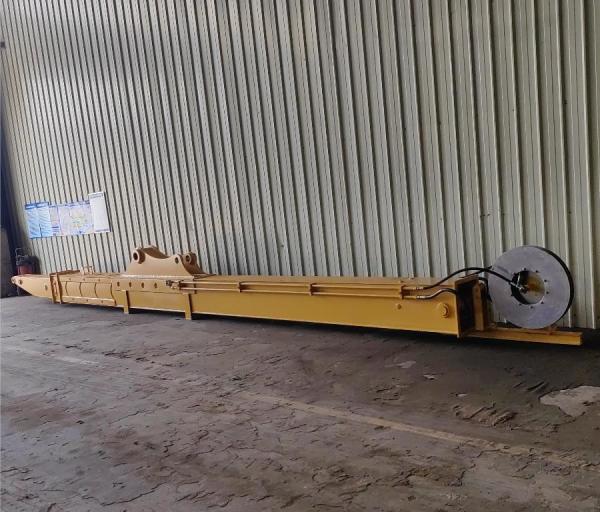 CE Approved 12 14 16 Meters Excavator Telescopic Boom With Standard Bucket
