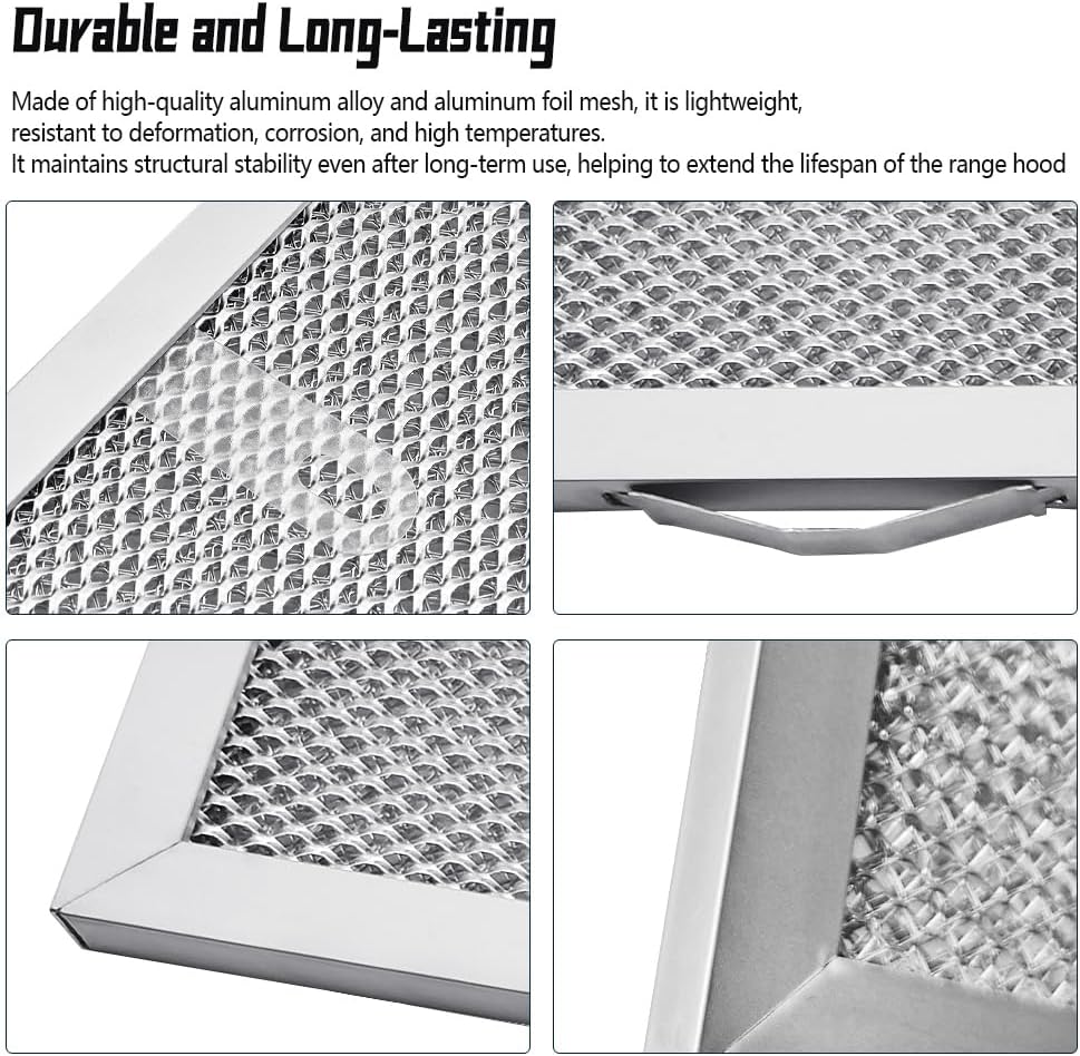 5-Layer Aluminum Grease Filter for Easy Install Vent Hood and Range Hood