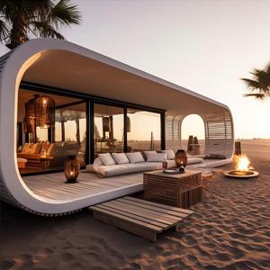 Small Apple Cabin House Hotel High End Insulation