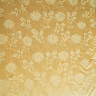 TUV certified 100% Polyester Gold Mattress Cover Fabric Light resistance