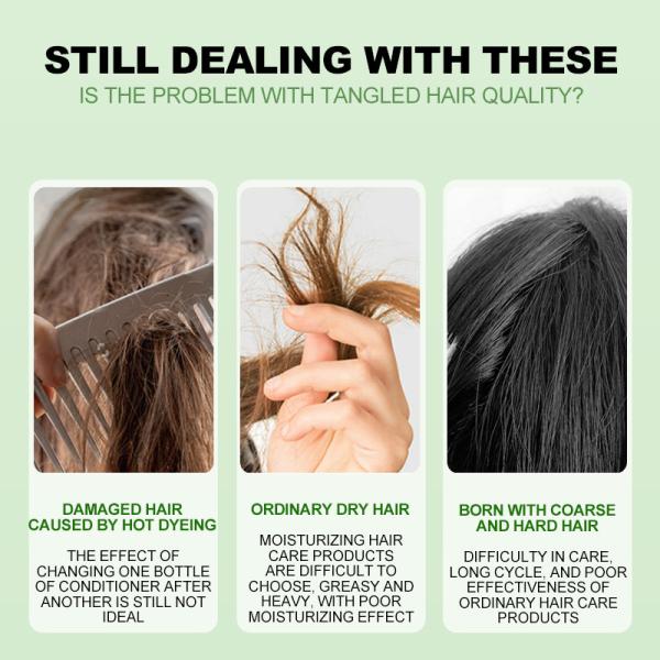 Naturally Vitality Hair Rebonding Cream , Damage Therapy Split End Repair Cream