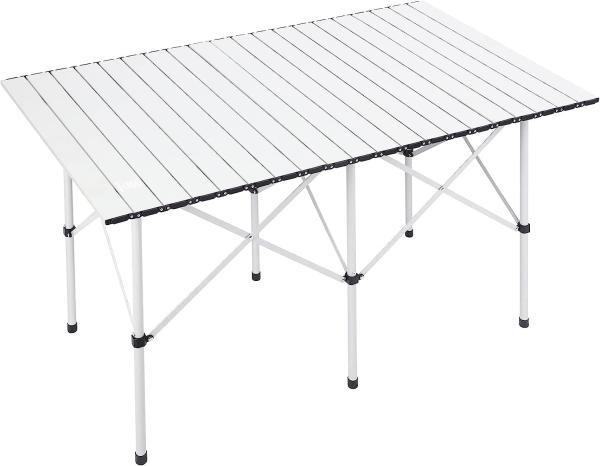 Roll-up Table, folding Plastic Wooden Design Coffee Lounge Patio Portable Foldable Plastic Garden Table Set