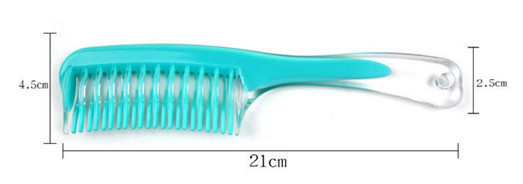 Anti - Tie Knot Straight Hair Comb Hair Comb Plastic Type For Curly Hair